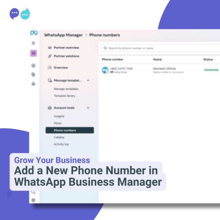 Grow Your Business: Add a New Phone Number in WhatsApp Business Manager