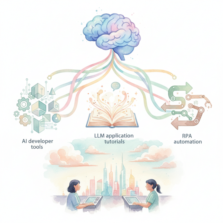 AI開發者工具、LLM應用教學、RPA自動化：解鎖未來工作模式！